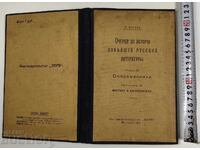 1911 Essays on the History of New Russian Literature Russian Language
