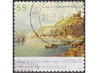 UNESCO Rhine Valley 2006 Stamped Stamp from Germany