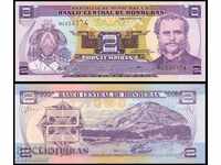 HONDURAS 2 Lempiras HONDURAS 2 Lempiras, P80a, 2003 UNC
