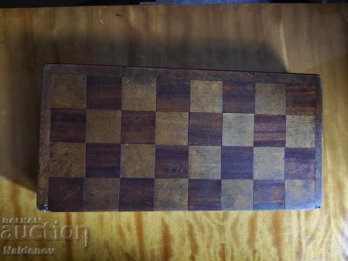 Голям дървен шах от царско време 39.5/39.5 см. - 7