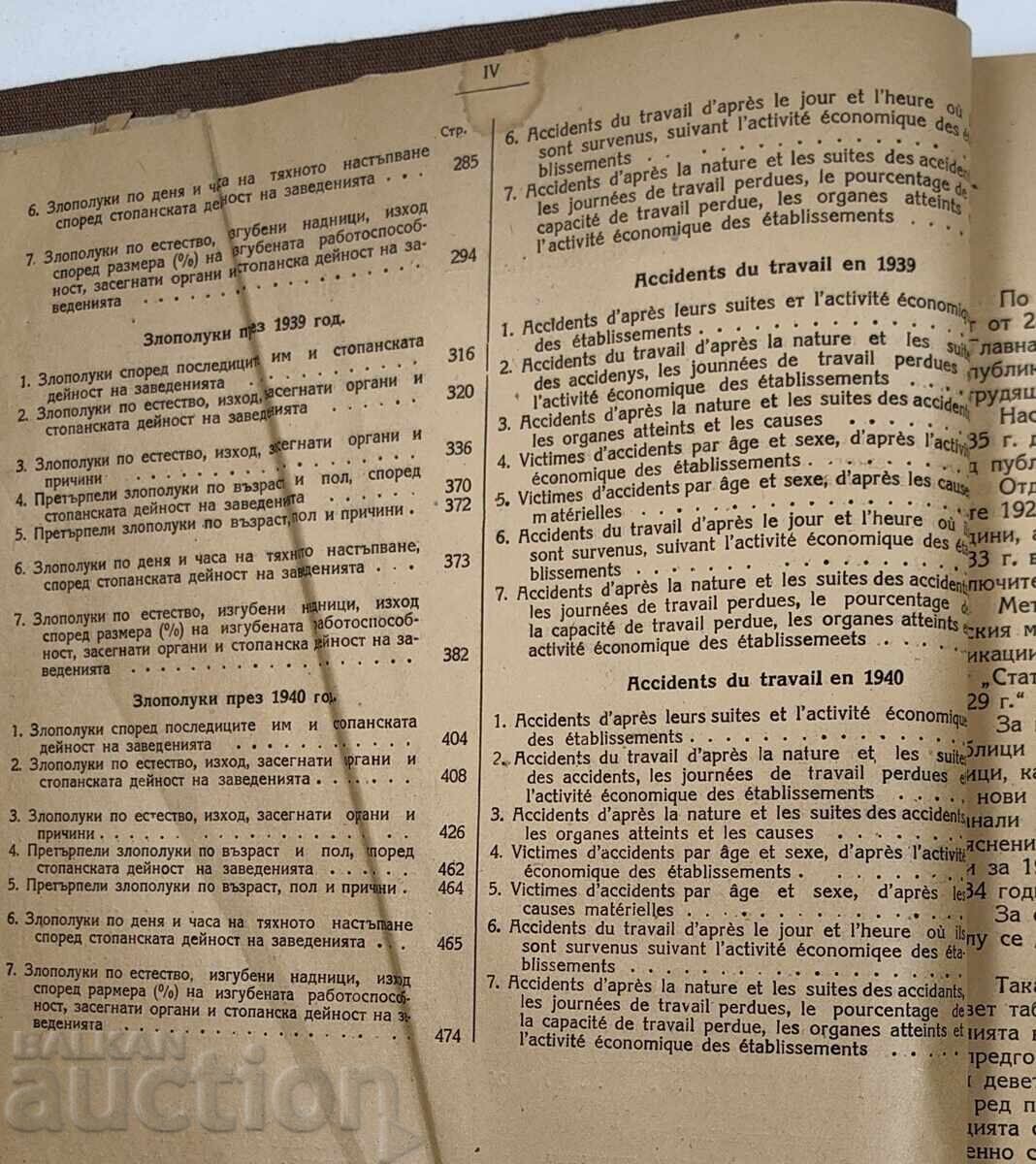 Παράδοση 1948 ΣΤΑΤΙΣΤΙΚΗ ΤΩΝ ΕΡΓΑΤΙΚΩΝ ΑΤΥΧΗΜΑΤΩΝ 1935-1940 Παράδοση 1948 ΣΤΑΤΙΣΤΙΚΗ ΤΩΝ ΕΡΓΑΤΙΚΩΝ ΑΤΥΧΗΜΑΤΩΝ 1935-1940