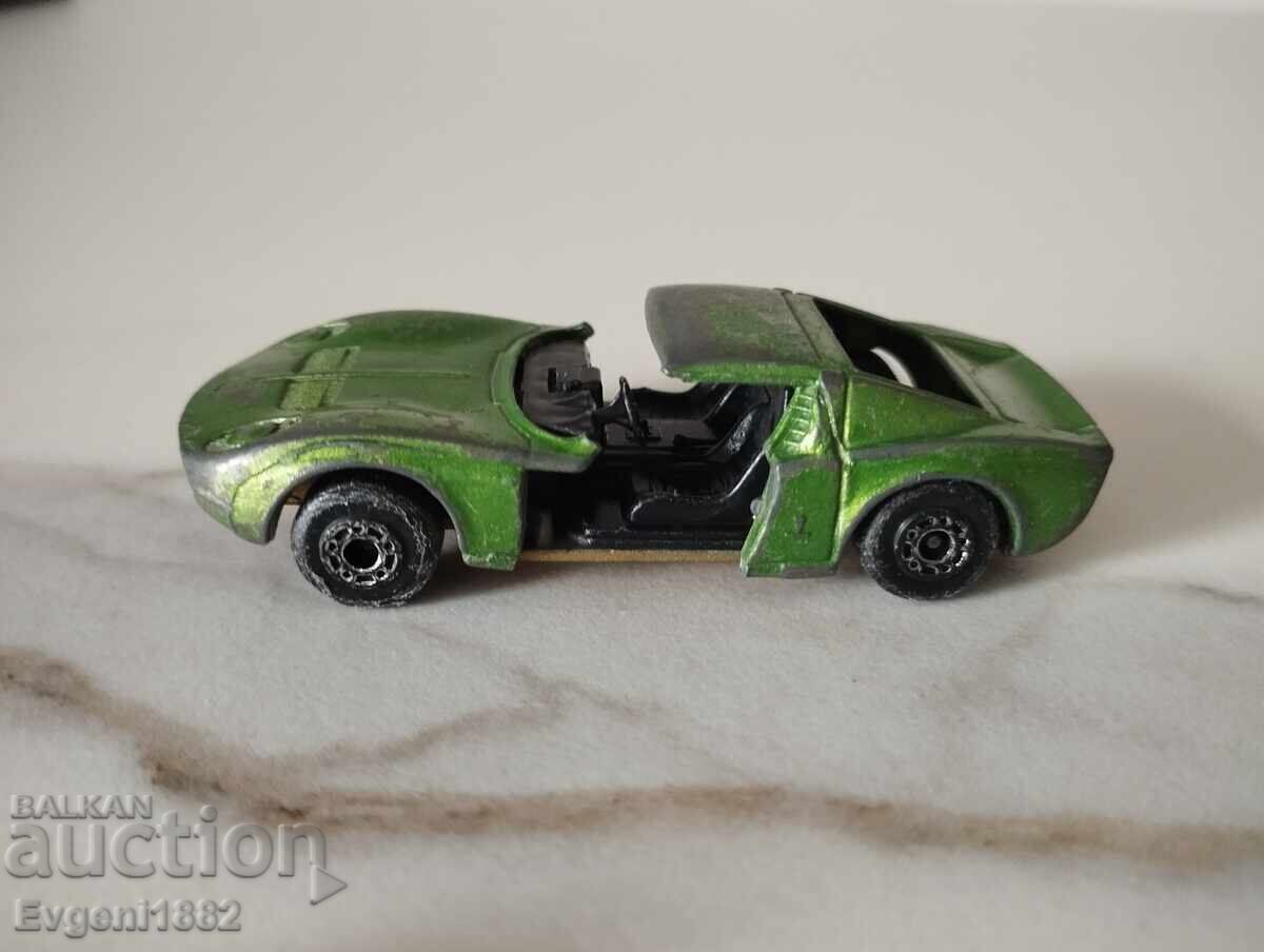 Παράδοση Lamborghini Miura Matchbox made in Bulgaria Καλάθι σπιρτόκουτο