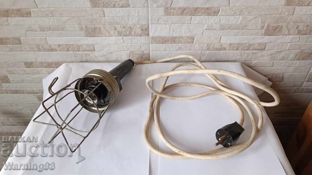 Movable work lamp with a button - old model with price € 16.00 | 31.29 BGN