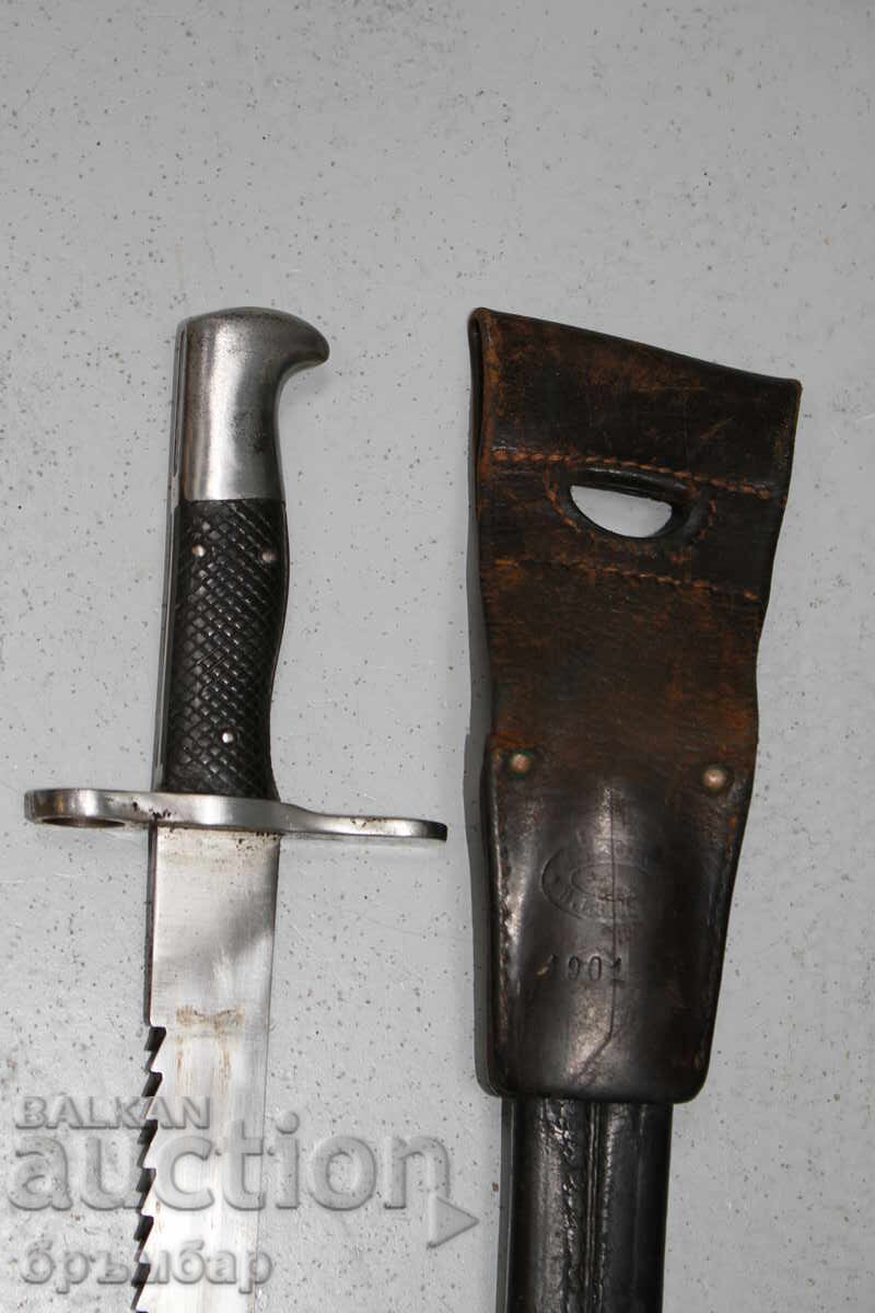 Sabie-baionetă elvețiană Vetterli cu ferăstrău M1881. Muzicală cu preț € 295.00 | 576.97 BGN Sabie-baionetă elvețiană Vetterli cu ferăstrău M1881. Muzicală cu preț € 295.00 | 576.97 BGN