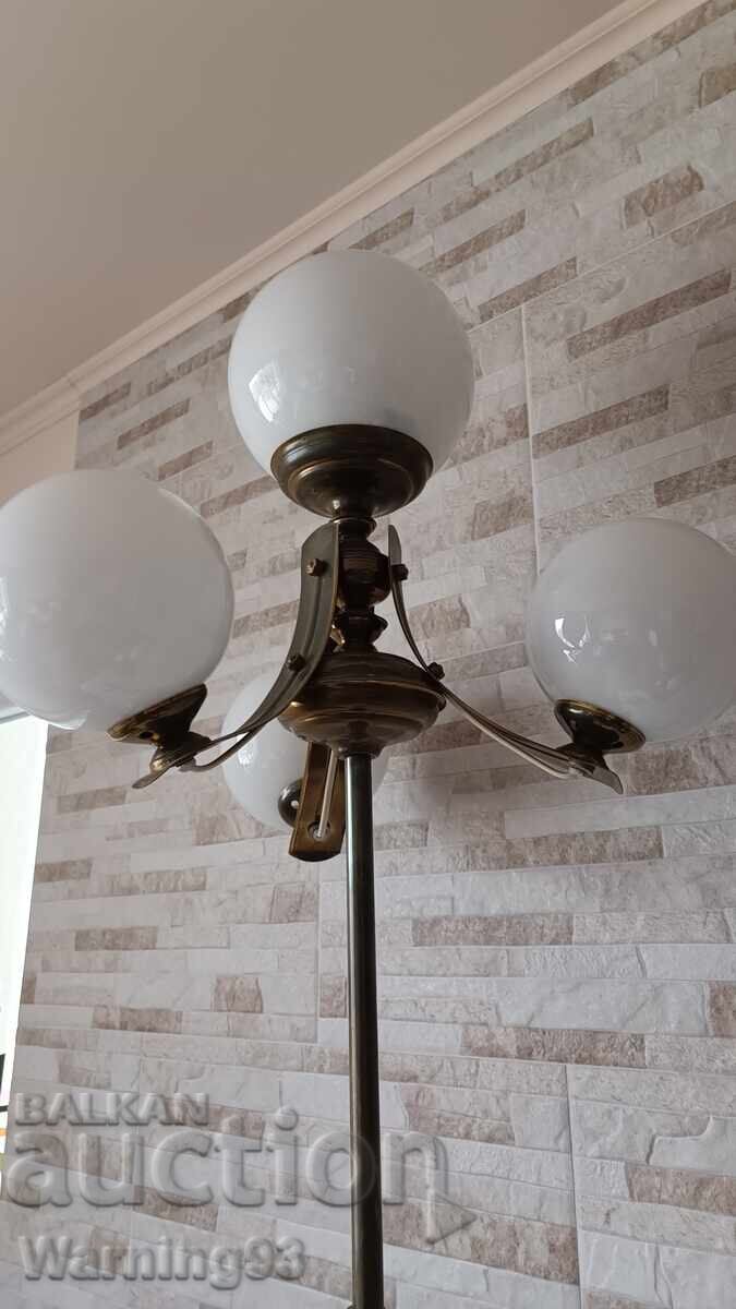 Old brass lamp - floor lamp - German - Antique - 5 Old brass lamp - floor lamp - German - Antique - 5