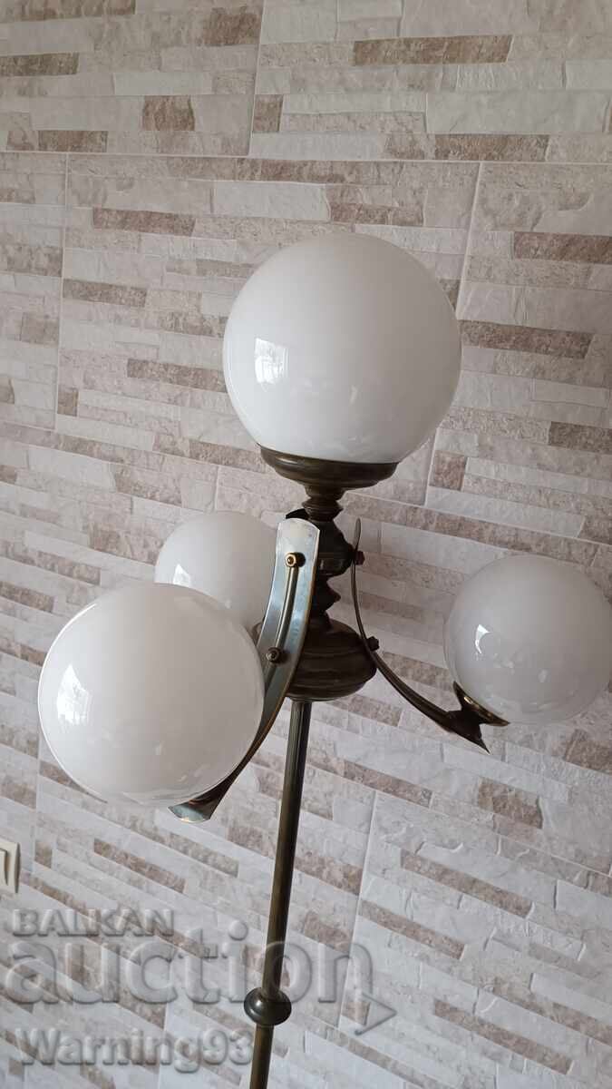 Old brass lamp - floor lamp - German - Antique - 6 Old brass lamp - floor lamp - German - Antique - 6