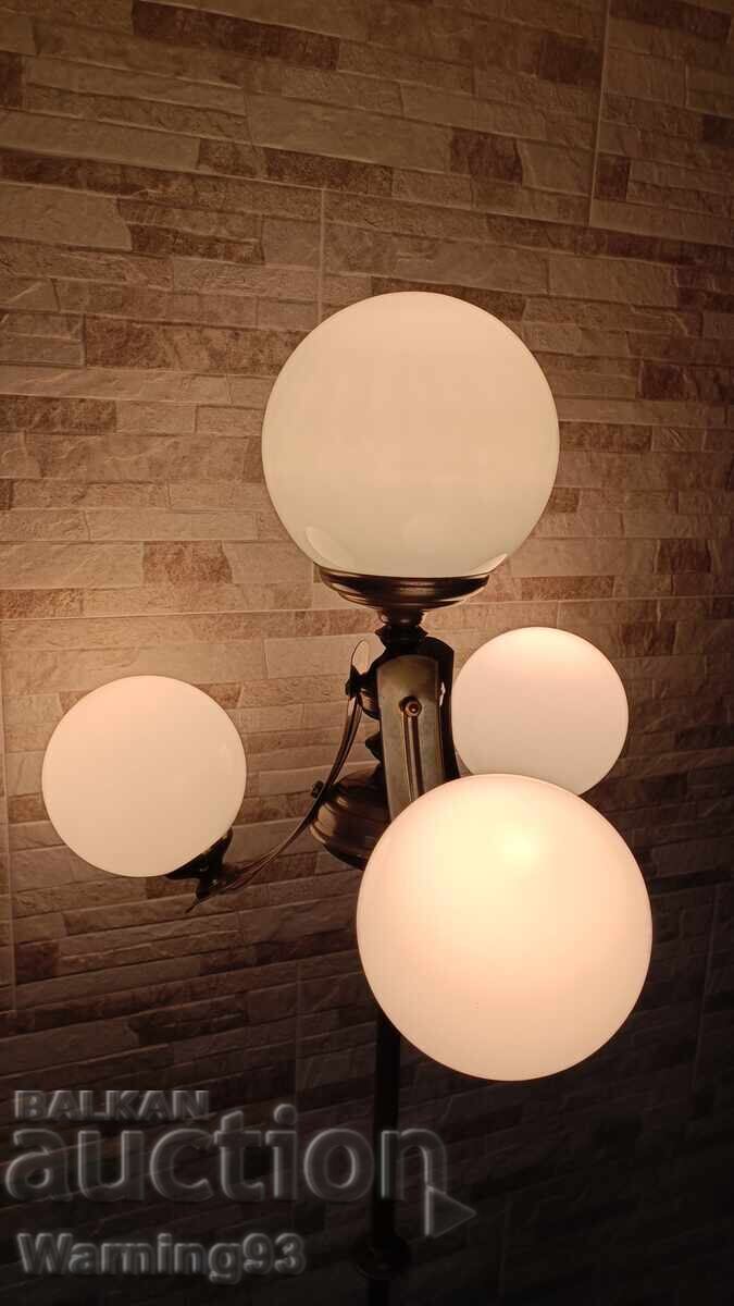 Old brass lamp - floor lamp - German - Antique - 7 Old brass lamp - floor lamp - German - Antique - 7