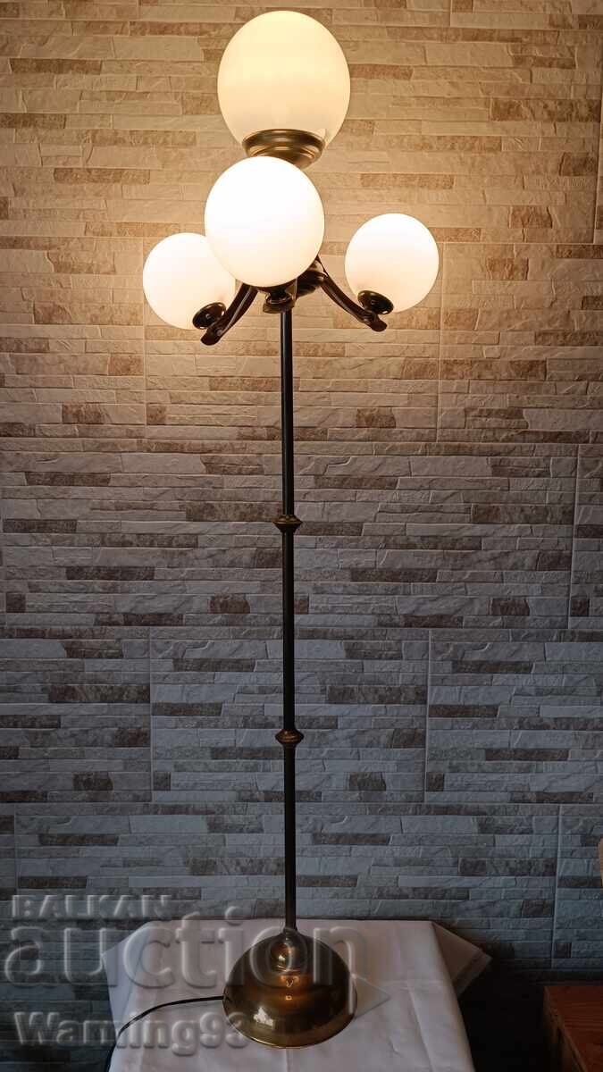 Old brass lamp - floor lamp - German - Antique Old brass lamp - floor lamp - German - Antique