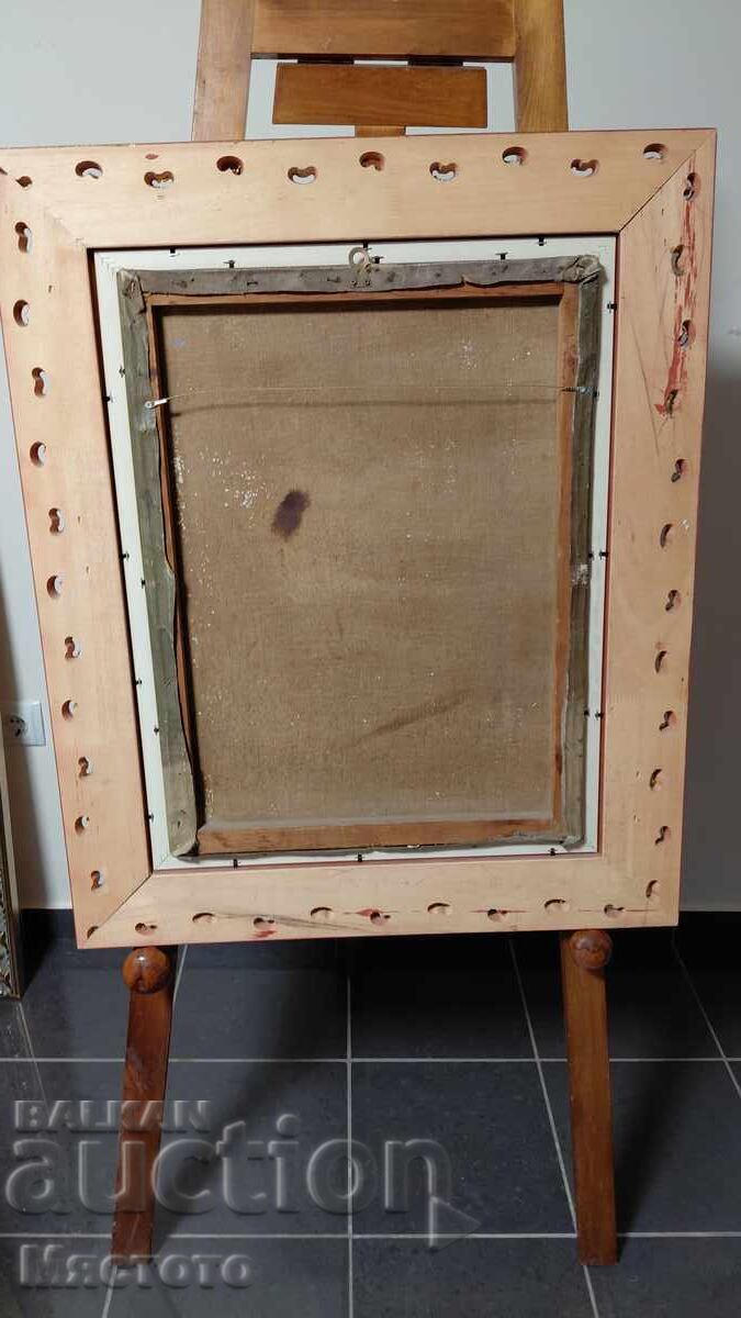 Delivery of Nikola Kostov Andonov Oil Painting on Canvas