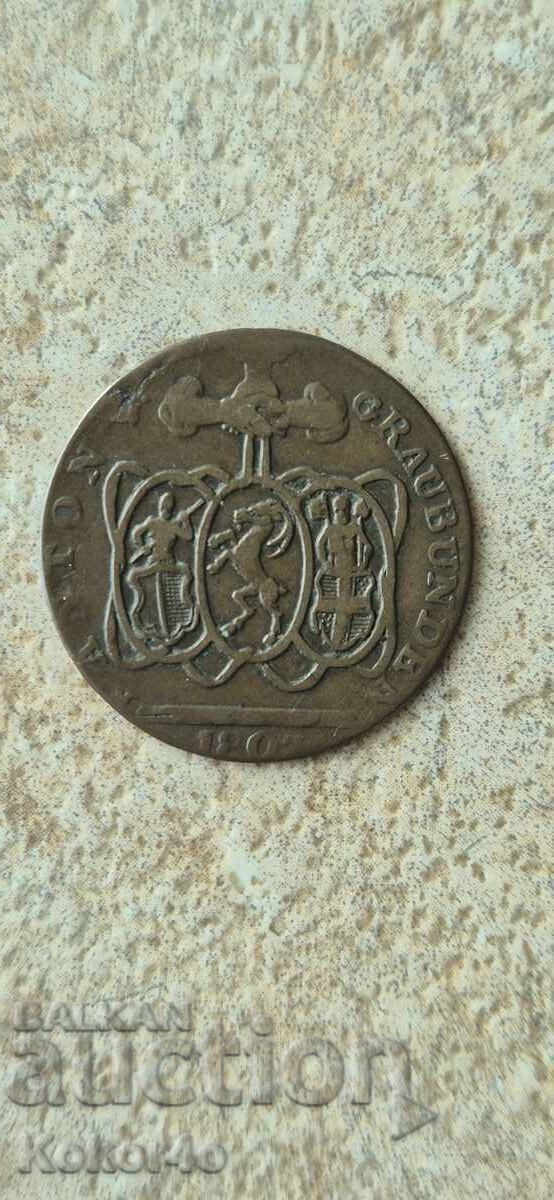 Auction  Switzerland 1807-1842 Canton Graubünden
