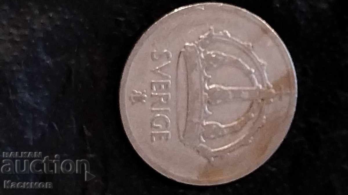 Δημοπρασία Παλαιό ασημένιο νόμισμα από Σουηδία 50 öre 1947