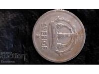 Old silver coin from Sweden 50 öre 1947
