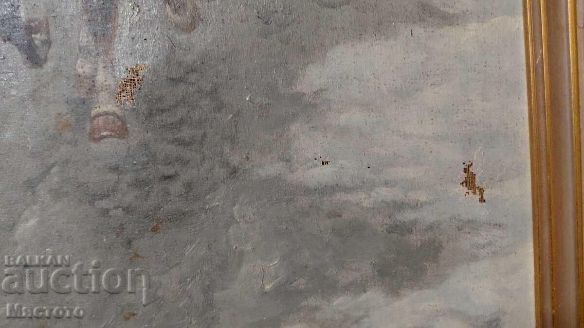 Licitație Constantin Stoilov tablou ulei pe pânză 70cm/100cm