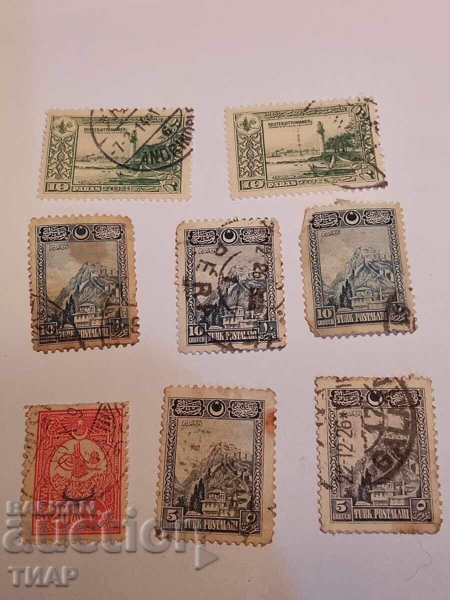 Timbre poștale Turcia -0,01 cenți