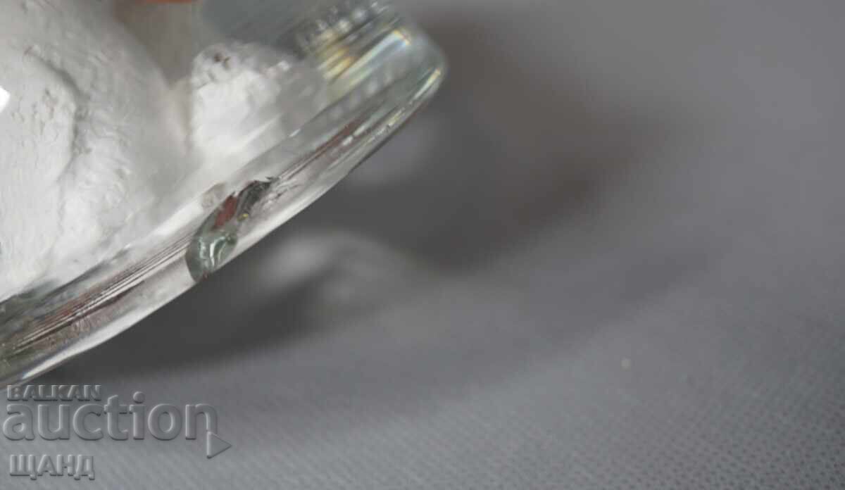 Παράδοση Παλιό γυάλινο χαρτοκόπτης μπάλα με πάπιες Παράδοση Παλιό γυάλινο χαρτοκόπτης μπάλα με πάπιες