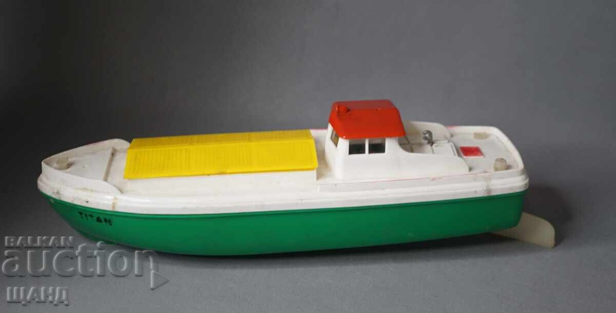 PREFO Old German plastic toy model boat with box with price € 12.40 | 24.25 BGN