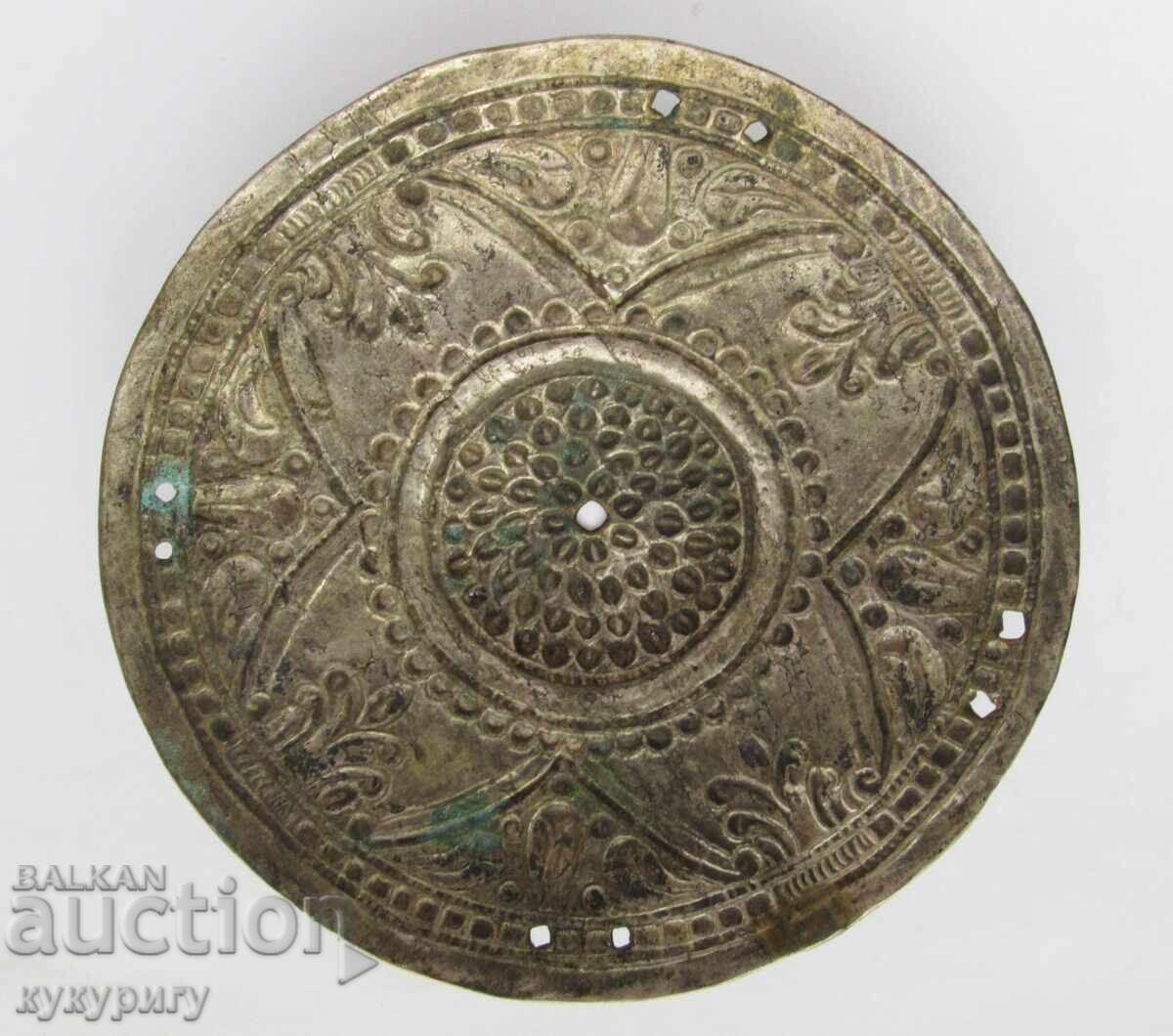 Livrarea Vechi tepelik argintat renascentist, podoabă pentru costumul popular Livrarea Vechi tepelik argintat renascentist, podoabă pentru costumul popular