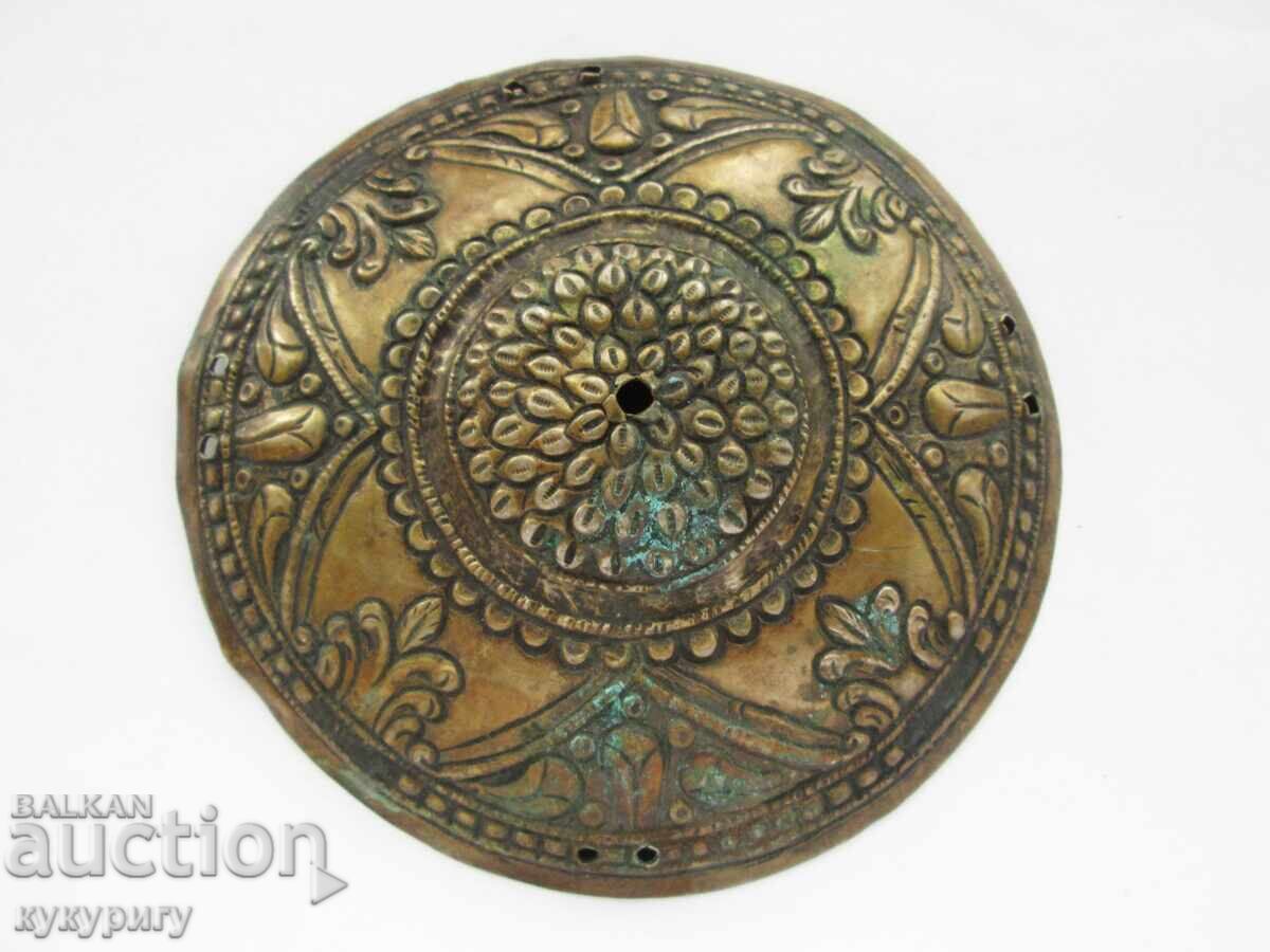 Vechi tepelik argintat renascentist, podoabă pentru costumul popular Vechi tepelik argintat renascentist, podoabă pentru costumul popular