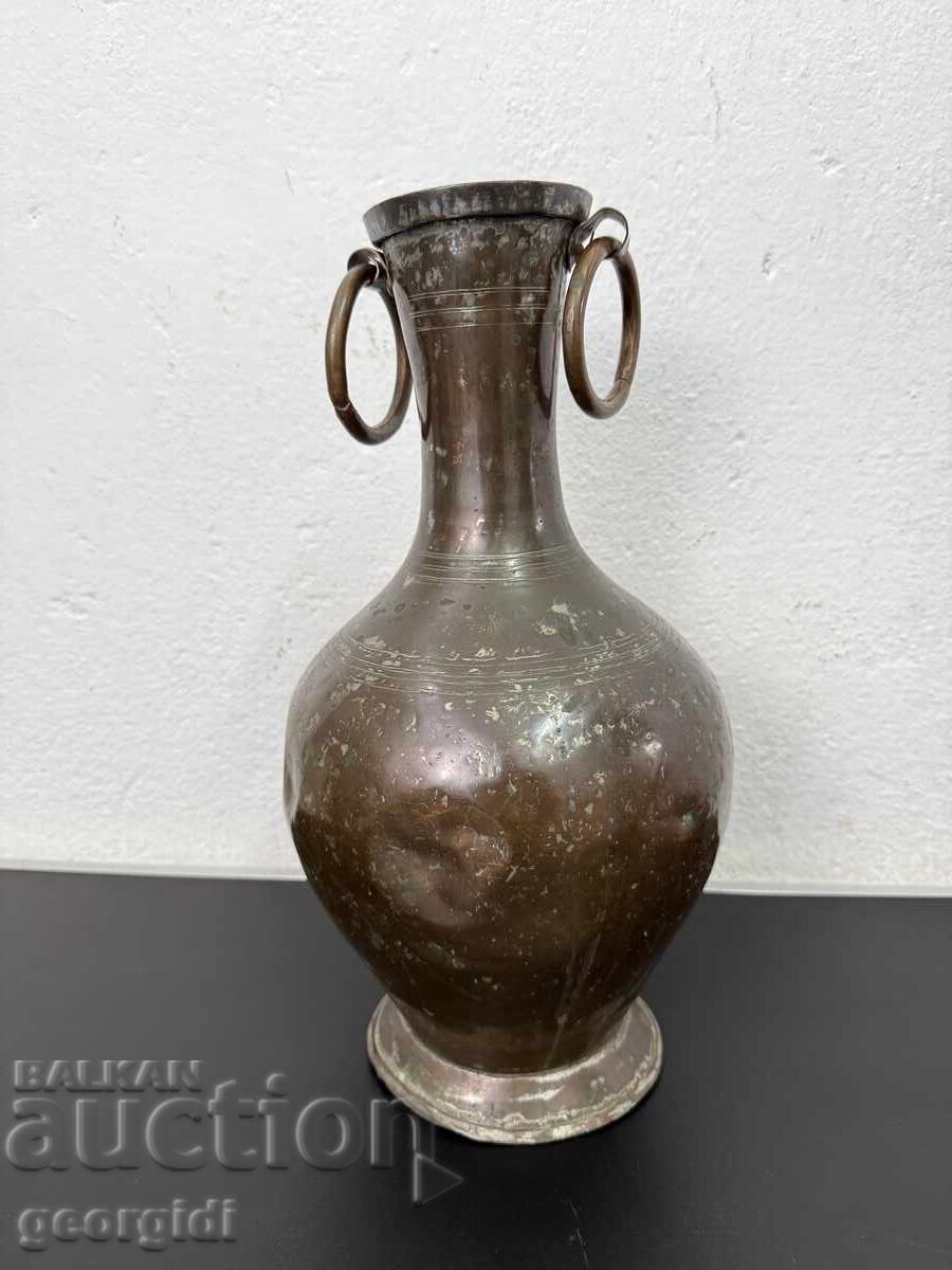 Ръчно кован меден съд / саксия. №7799 - 5 Ръчно кован меден съд / саксия. №7799 - 5