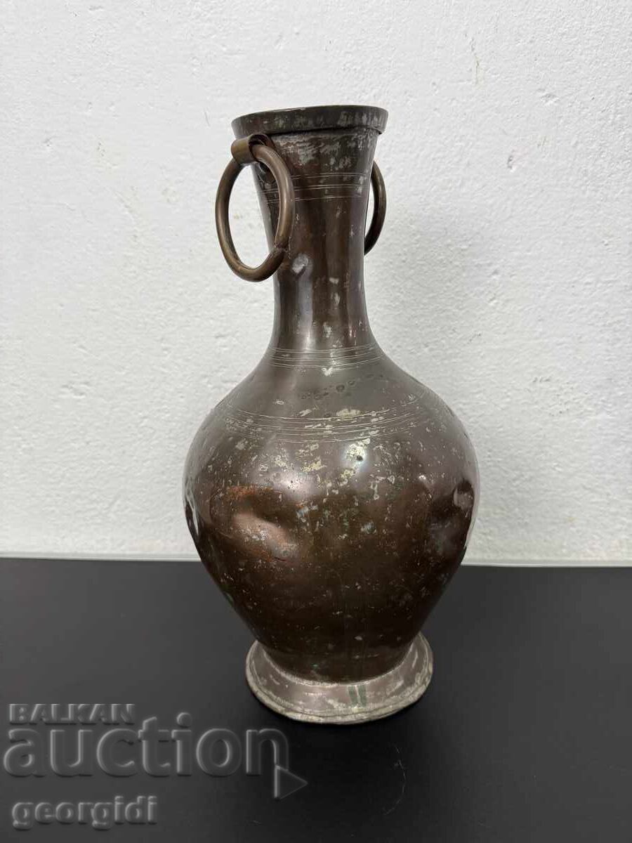 Ръчно кован меден съд / саксия. №7799 - 6 Ръчно кован меден съд / саксия. №7799 - 6