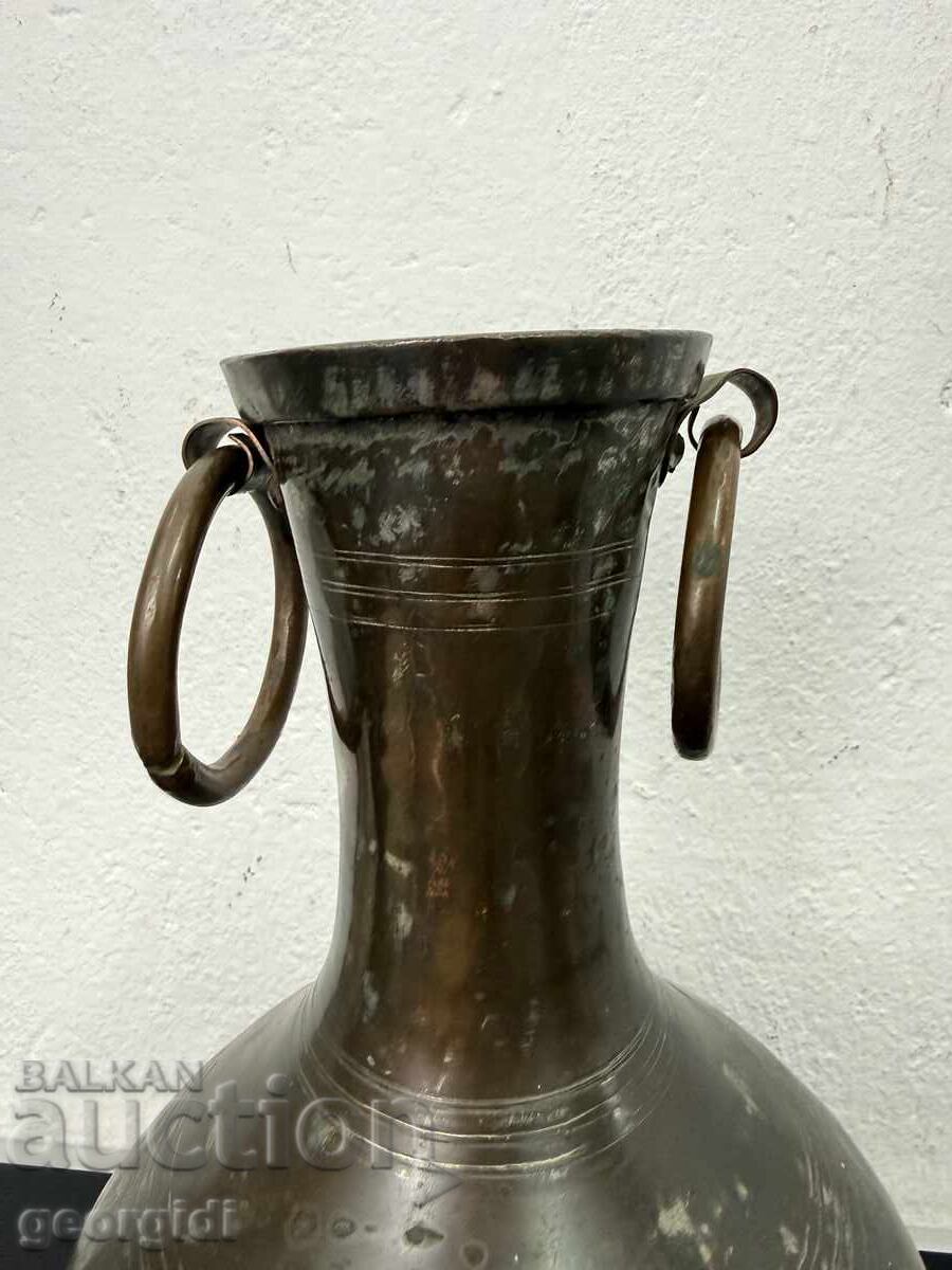 Ръчно кован меден съд / саксия. №7799 - 7 Ръчно кован меден съд / саксия. №7799 - 7