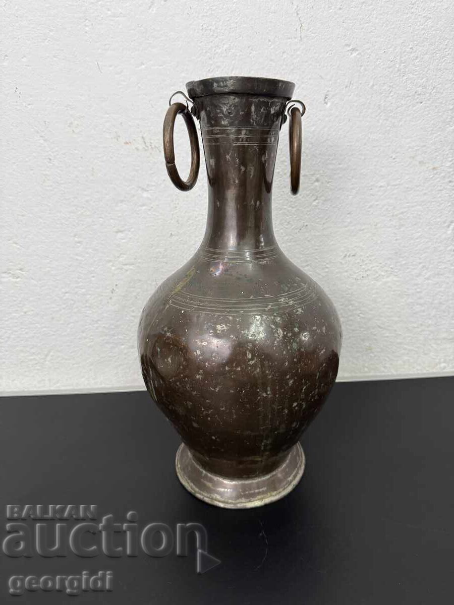 Ръчно кован меден съд / саксия. №7799 Ръчно кован меден съд / саксия. №7799