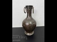 Χειροποίητο χάλκινο δοχείο / γλάστρα. №7799