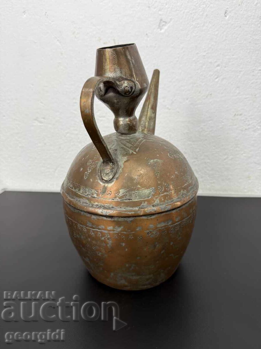 Аукцион Османска медна кана / ибрик / съд. №7800 Аукцион Османска медна кана / ибрик / съд. №7800
