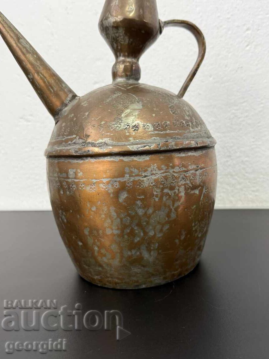 Османска медна кана / ибрик / съд. №7800 - 7 Османска медна кана / ибрик / съд. №7800 - 7