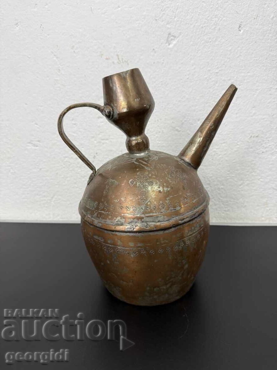 Османска медна кана / ибрик / съд. №7800 Османска медна кана / ибрик / съд. №7800
