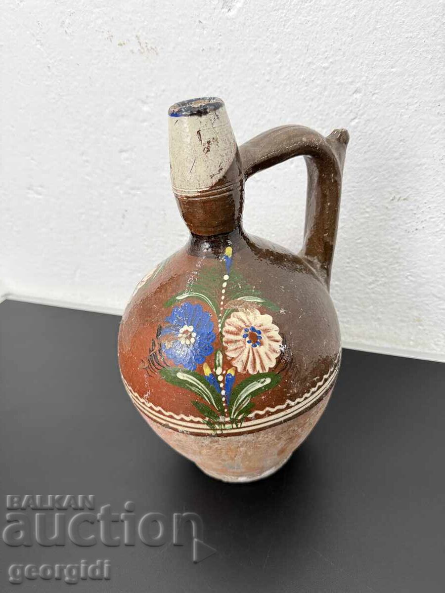 Αυθεντική ζωγραφισμένη στάμνα / πήλινο δοχείο / κροντήρι. Νο. 7801 με τιμή € 38.00 | 74.32 BGN Αυθεντική ζωγραφισμένη στάμνα / πήλινο δοχείο / κροντήρι. Νο. 7801 με τιμή € 38.00 | 74.32 BGN