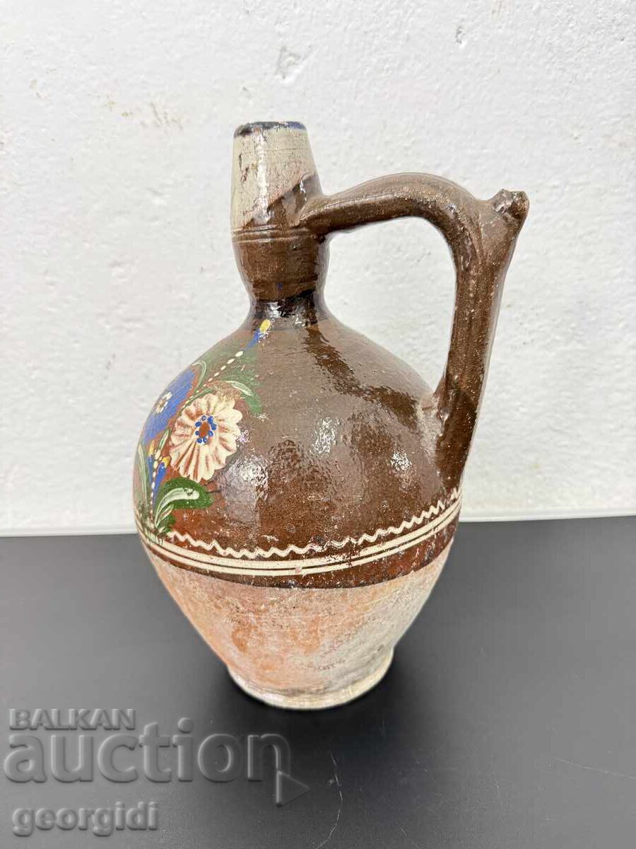 Δημοπρασία Αυθεντική ζωγραφισμένη στάμνα / πήλινο δοχείο / κροντήρι. Νο. 7801 Δημοπρασία Αυθεντική ζωγραφισμένη στάμνα / πήλινο δοχείο / κροντήρι. Νο. 7801