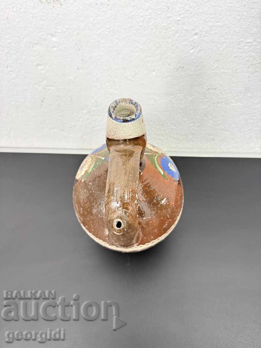 Αυθεντική ζωγραφισμένη στάμνα / πήλινο δοχείο / κροντήρι. Νο. 7801 - 5 Αυθεντική ζωγραφισμένη στάμνα / πήλινο δοχείο / κροντήρι. Νο. 7801 - 5