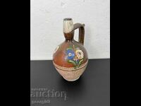 Αυθεντική ζωγραφισμένη στάμνα / πήλινο δοχείο / κροντήρι. Νο. 7801