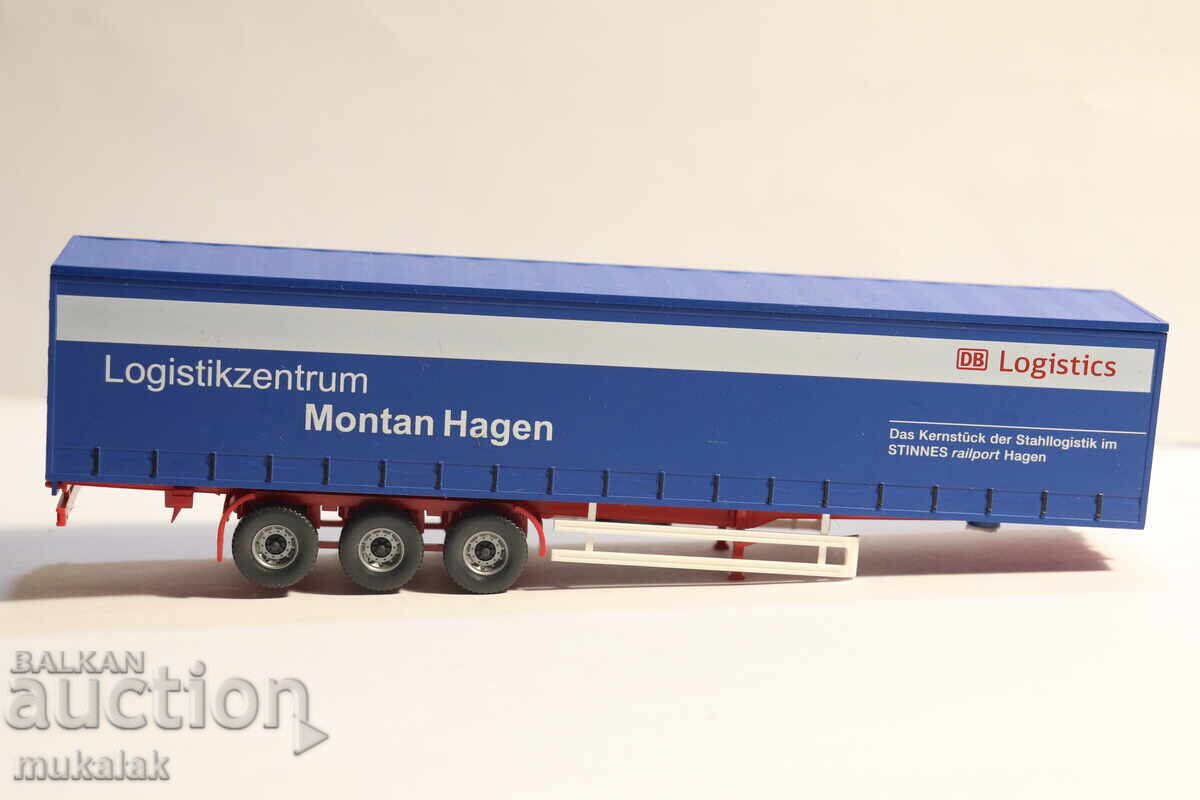 Licitație WIKING H0 1/87 REMORCĂ CAMION MODEL JUCĂRIE CĂRUCIOR