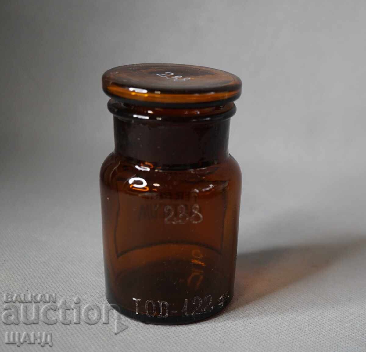 Old Glass Apothecary Bottle Jar Pharmacy FERRRUM LACTI with price € 2.95 | 5.77 BGN