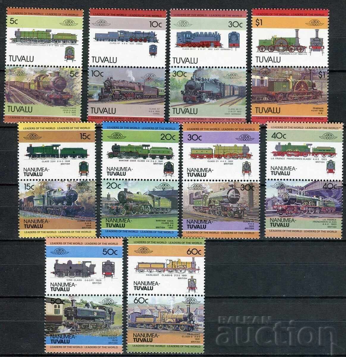 Tuvalu+ MnH - Locomotive [2 serii complete]