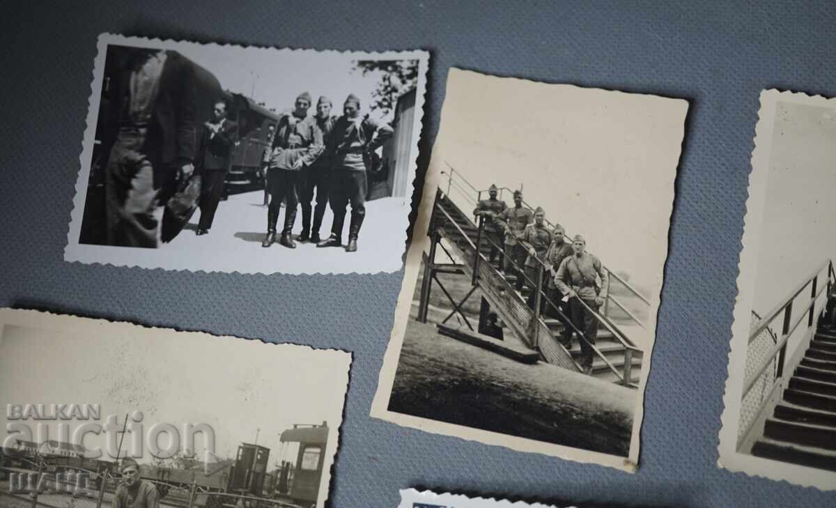 Auction 6 Old Military Photos Soldiers Uniform Train Auction 6 Old Military Photos Soldiers Uniform Train