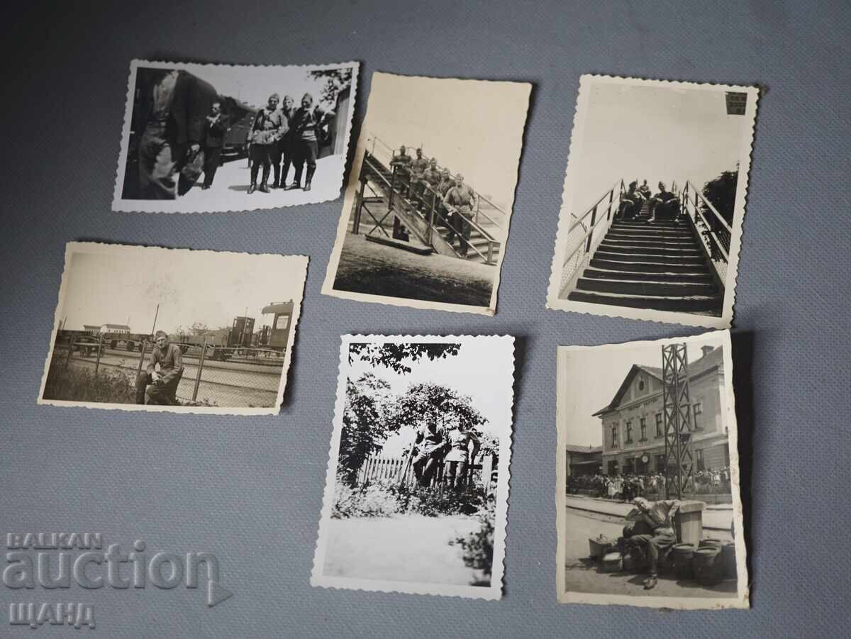 6 Old Military Photos Soldiers Uniform Train 6 Old Military Photos Soldiers Uniform Train