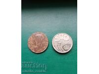 Monede Spania Joseph Napoleon și 500 pesete probă mat luciu