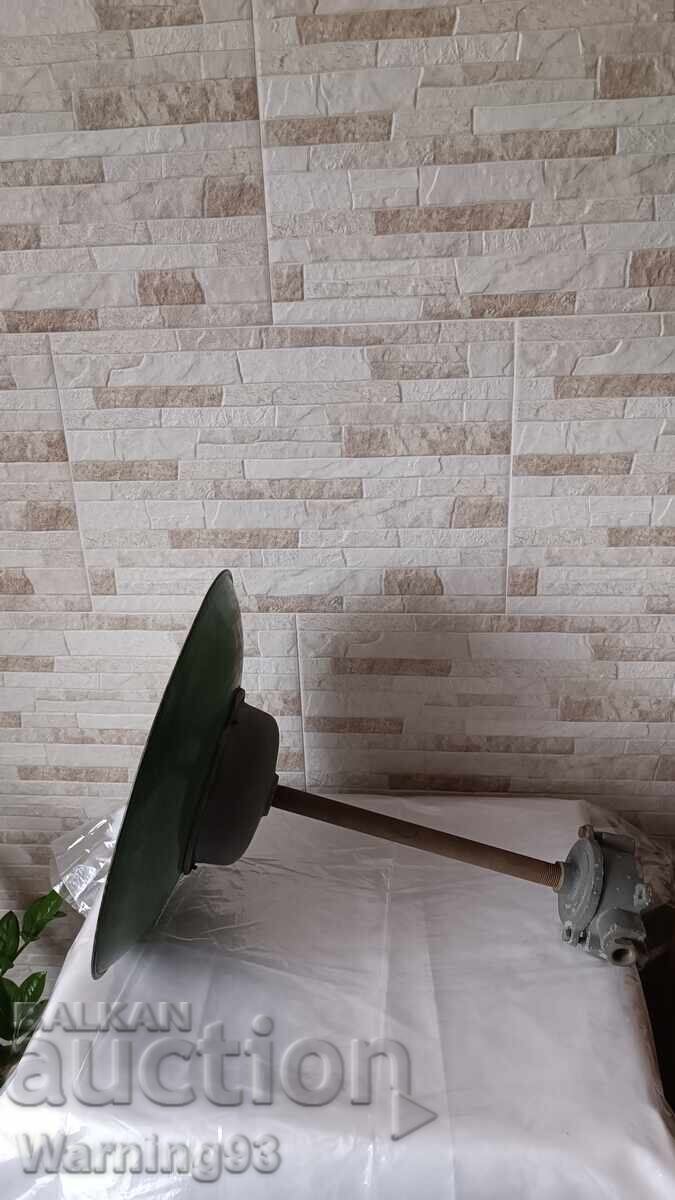 Old enameled industrial lamp - Svetlina factory - 5