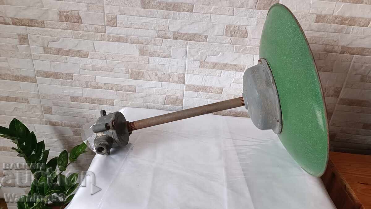 Old enameled industrial lamp - Svetlina factory - 6