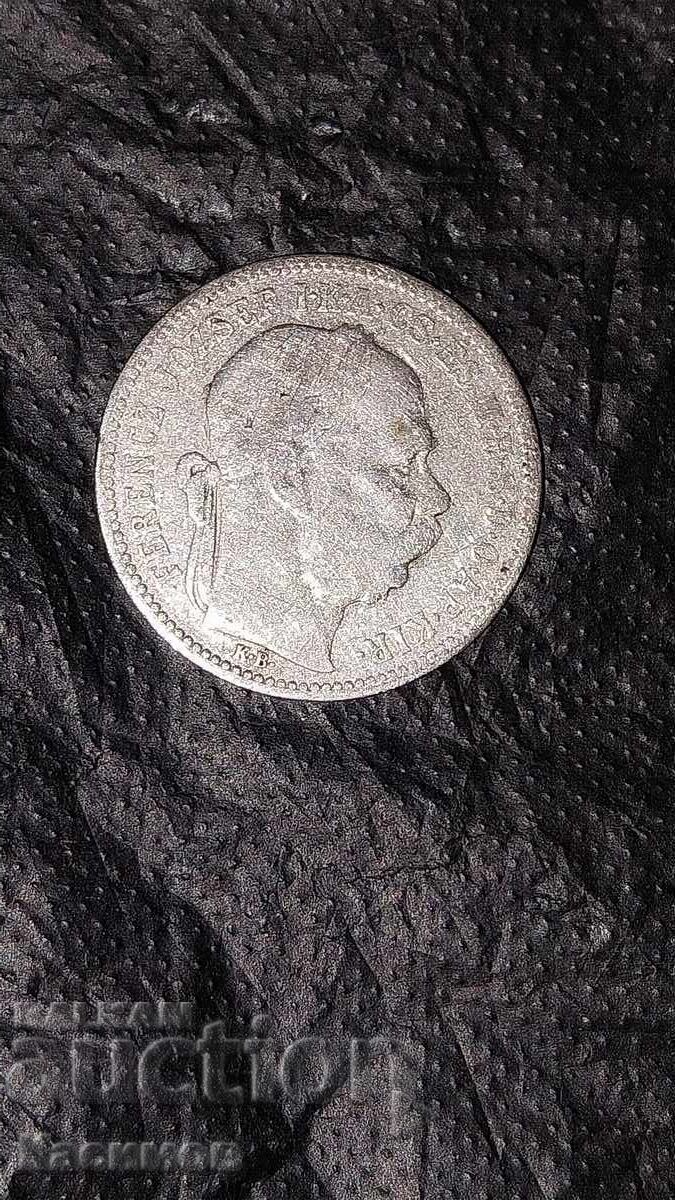 Delivery of Old silver coin from Austria 1 Krone 1895