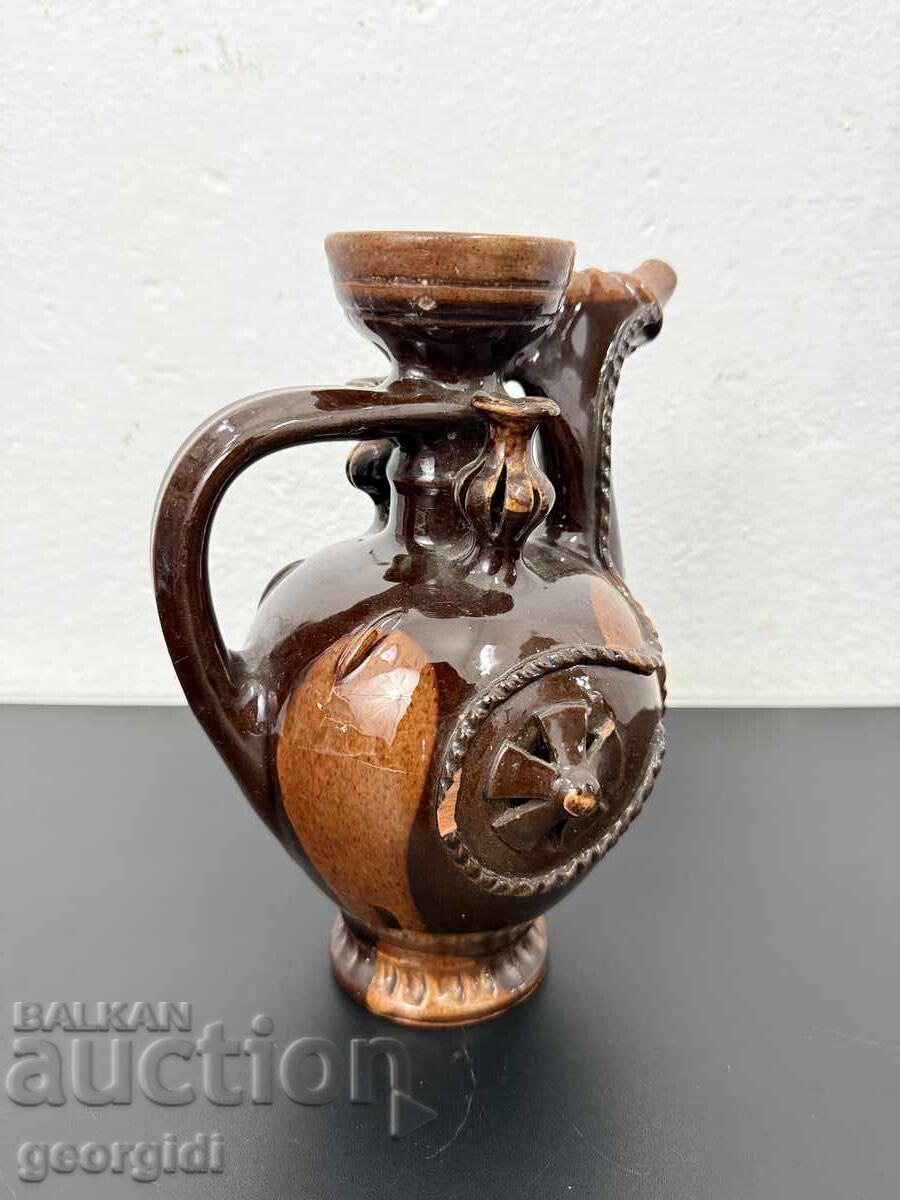 Παράδοση Σταρό κεραμικό κροντίρ / μπαρντούκ / μπαρντουτσέ. Νο. 7802 Παράδοση Σταρό κεραμικό κροντίρ / μπαρντούκ / μπαρντουτσέ. Νο. 7802