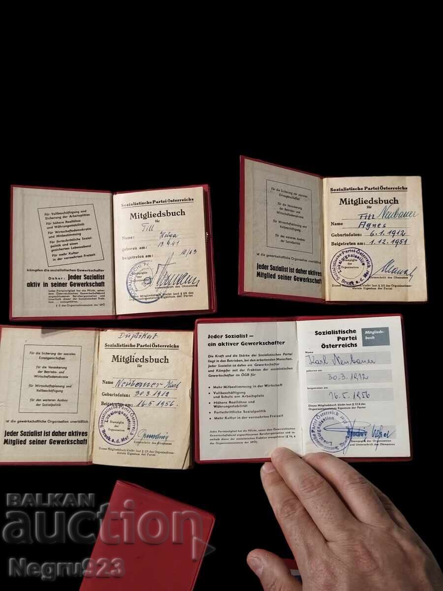 Licitație Original Austrian historical document lot 1940s–1980s