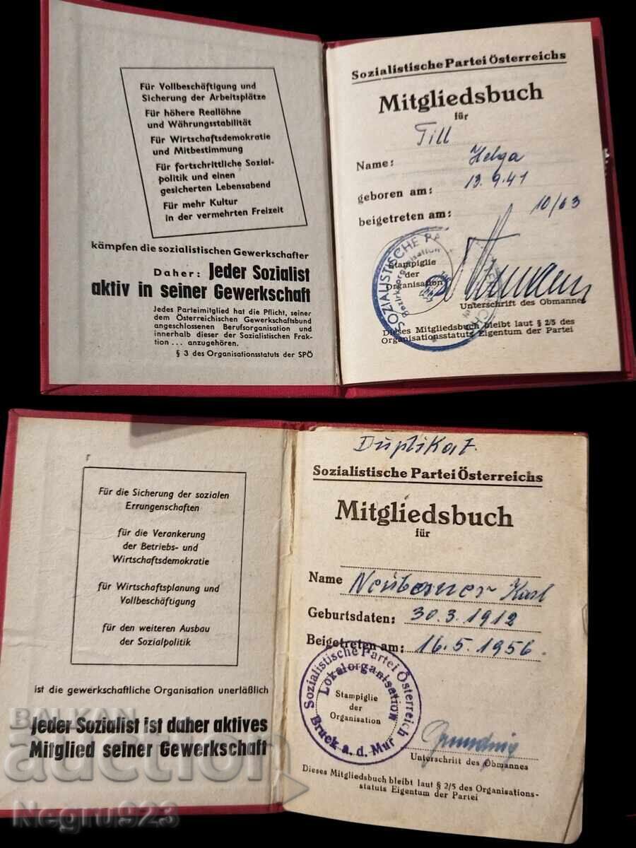 Livrarea Original Austrian historical document lot 1940s–1980s