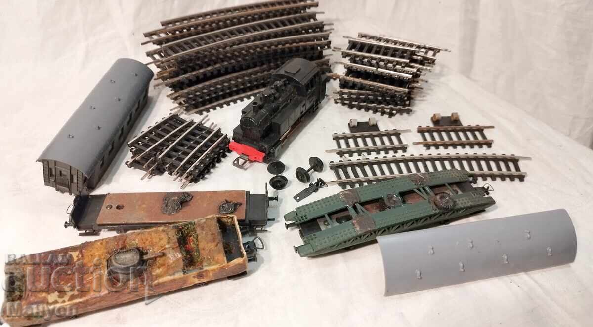 Lot șine, vagoane trenuleț