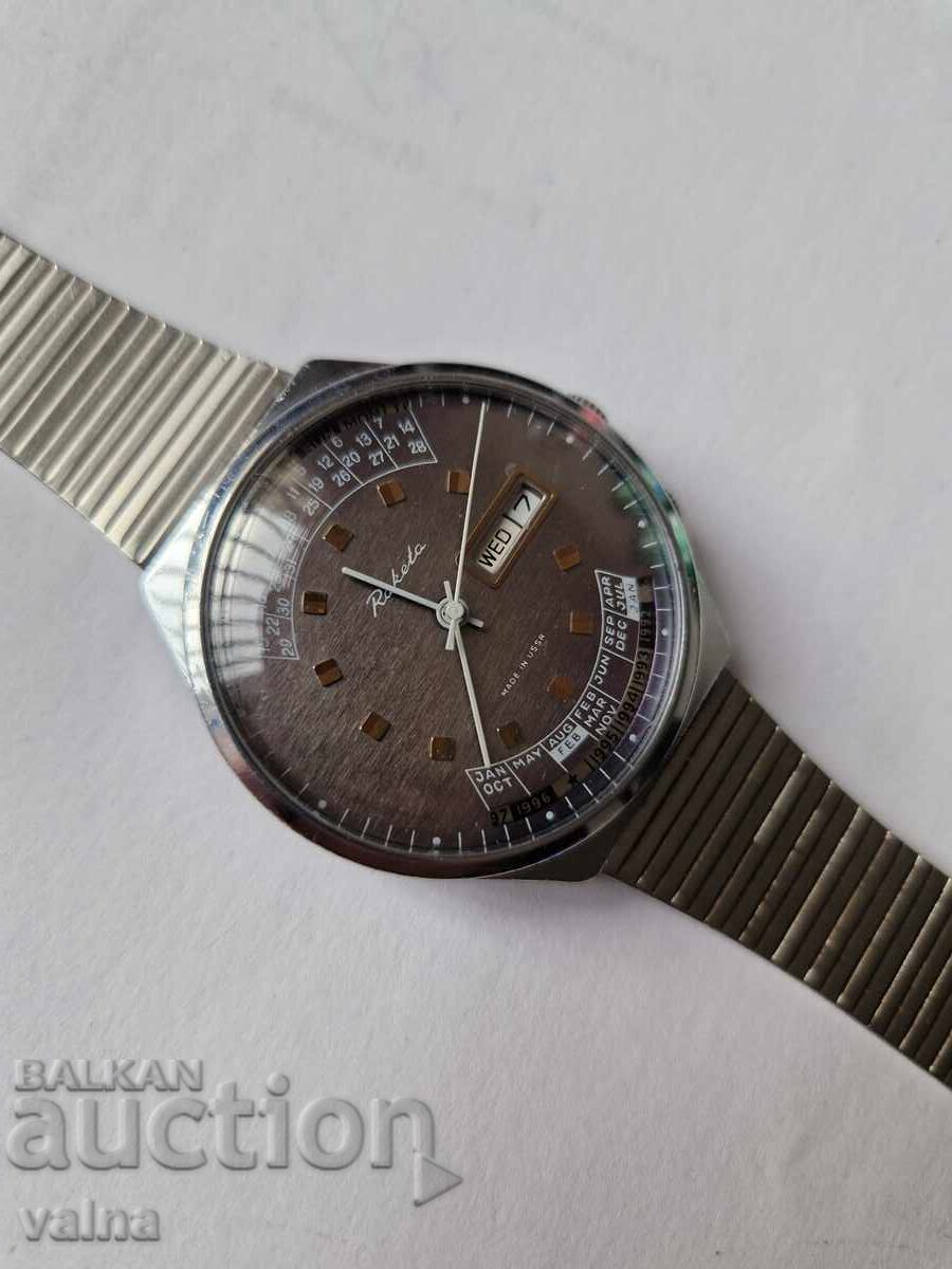 Аукцион RAKETA, multi-year, 2628.H, 19 jewels, case 40,0mm, USSR,ТОП Аукцион RAKETA, multi-year, 2628.H, 19 jewels, case 40,0mm, USSR,ТОП