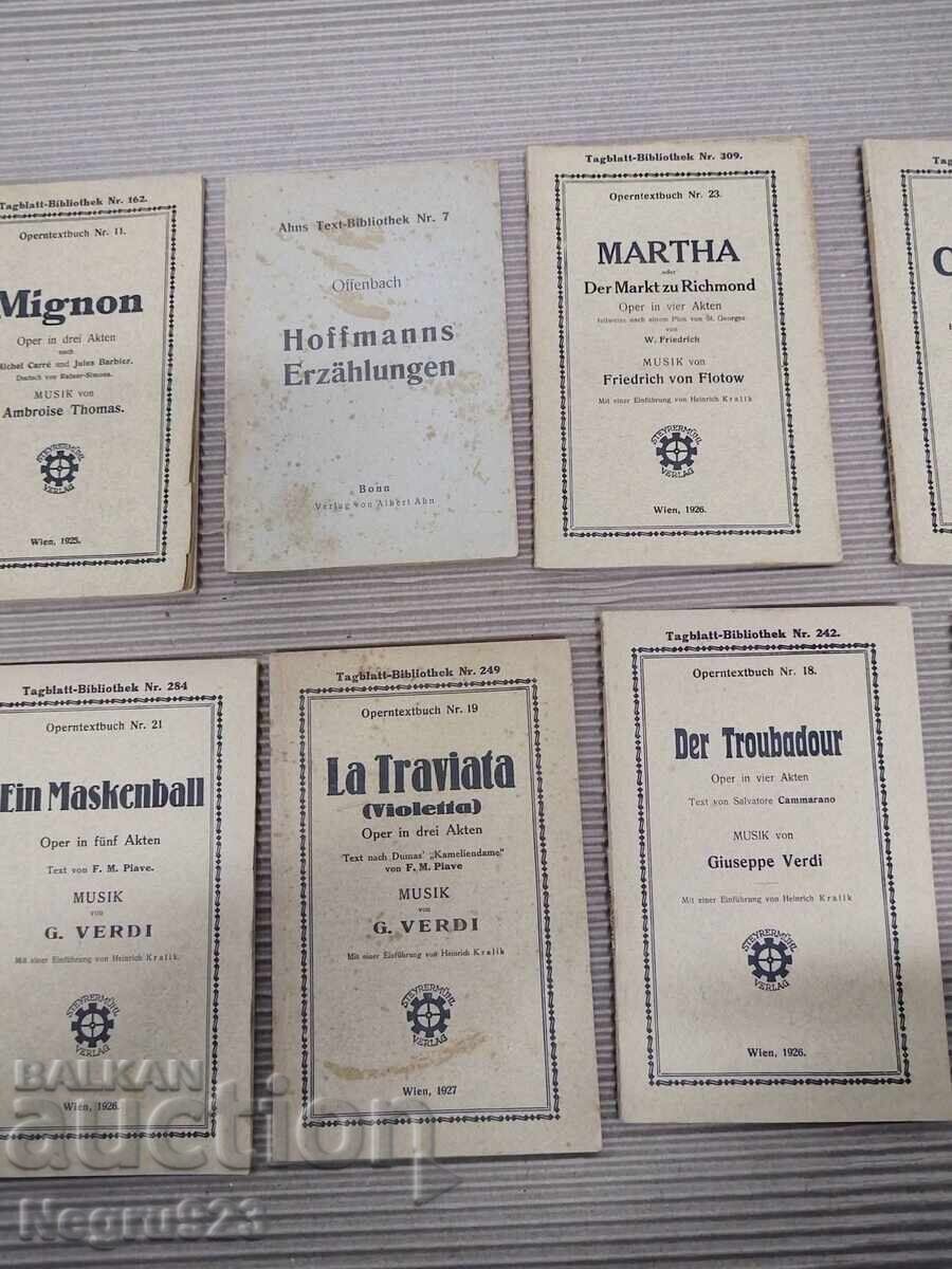Opera librettos from the interwar period (1920s–1930s) cu preț € 20.00 | 39.12 BGN
