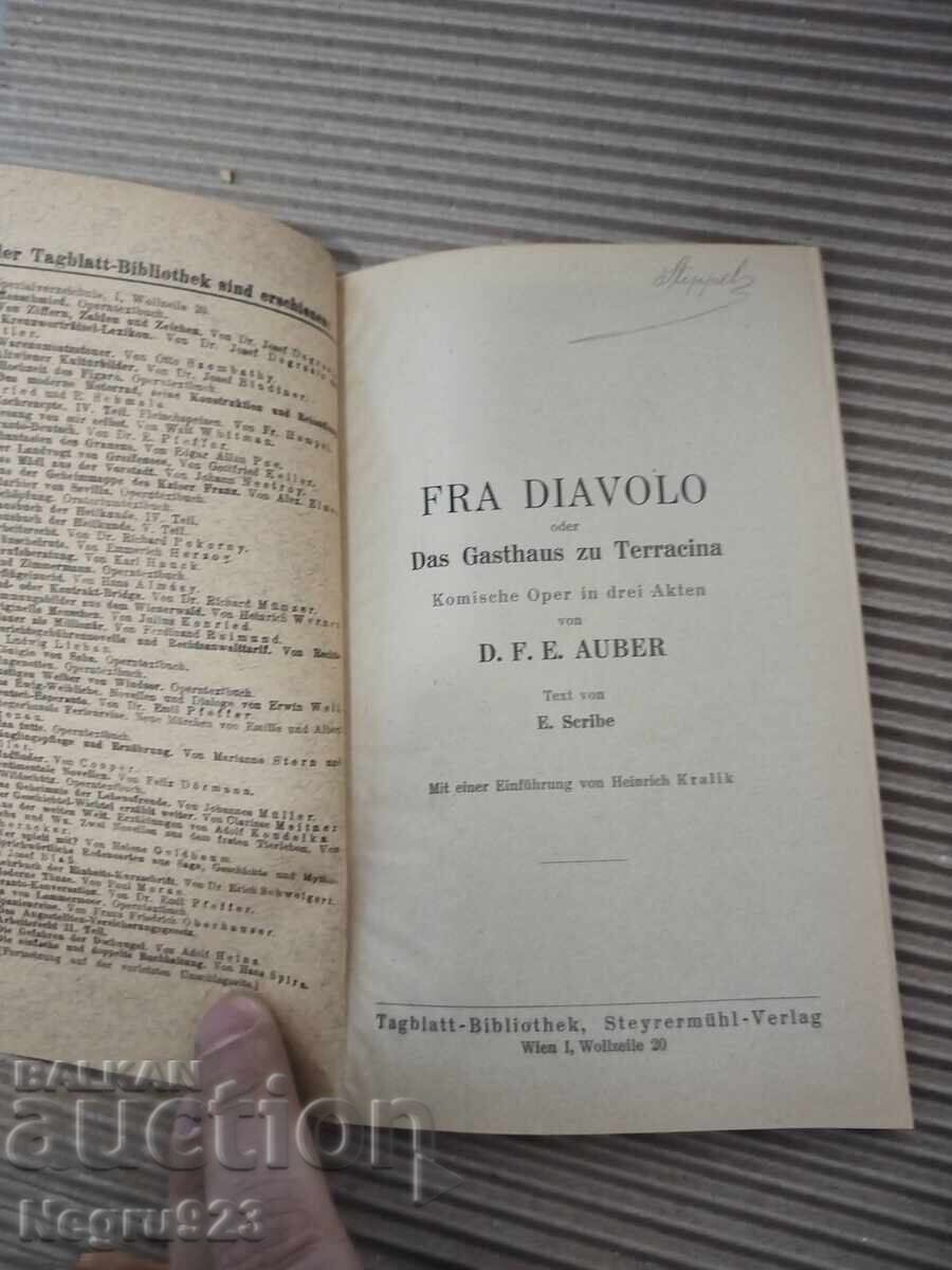 Livrarea Opera librettos from the interwar period (1920s–1930s)